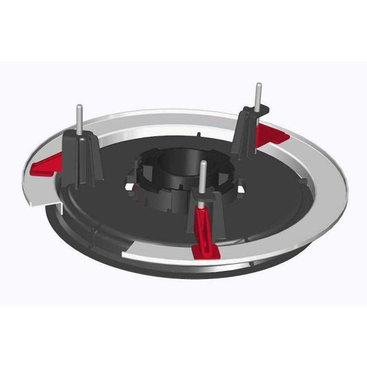 Biamp TCM-X-FM Support de montage encastré pour microphones noirs