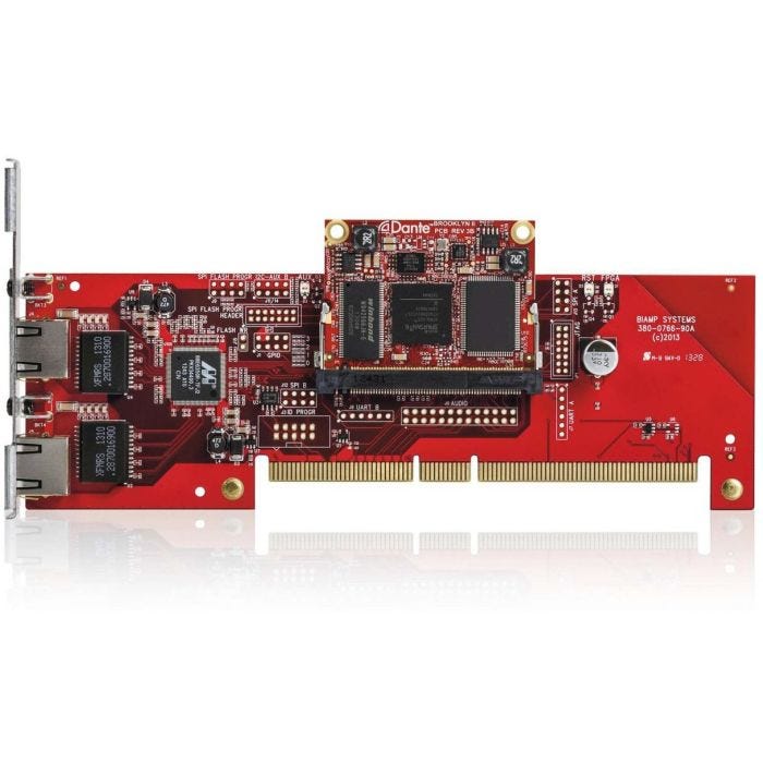 Biamp Tesira 64x64 Dante module for use in SERVER or SERVER-IO chassis