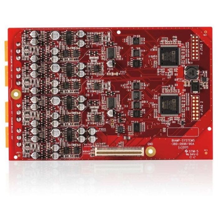 Biamp Tesira EX-MOD 4 Channel Mic/Line Input Card with Acoustic Echo Cancellation