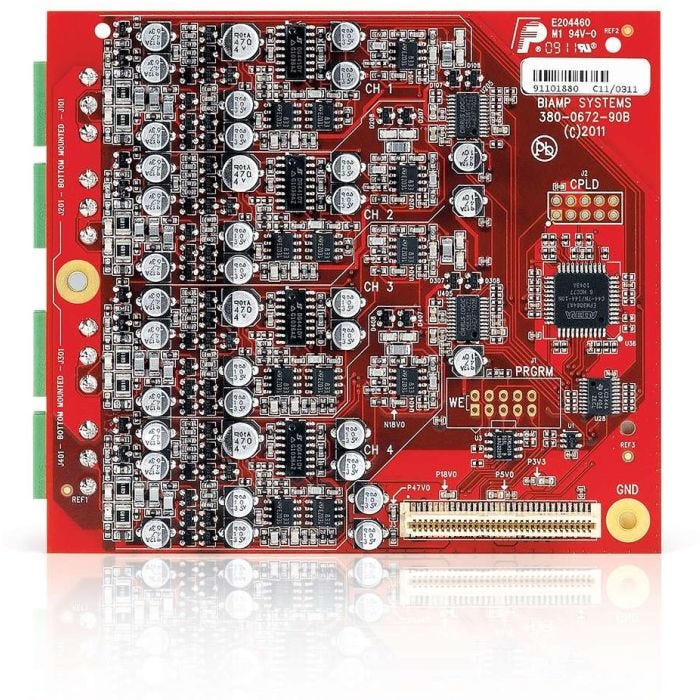 Biamp Tesira EX-MOD 4 Channel Mic/Line Input Card Kit