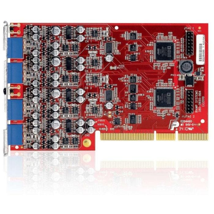 Biamp Tesira SAC-4 Carte 4 entrées analogiques (Compensation de bruit ambiant) pour Tesira SERVER / SERVER-IO / SERVER-IO AVB