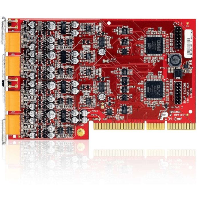 Biamp Tesira 4 Channel Mic/Line Input Card with Acoustic Echo Cancellation