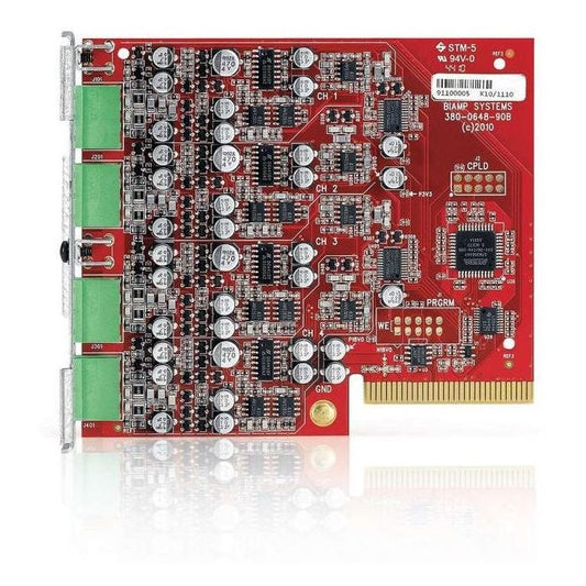 Biamp Tesira SIC-4 Carte 4 entrées analogiques pour Tesira SERVER / SERVER-IO / SERVER-IO AVB