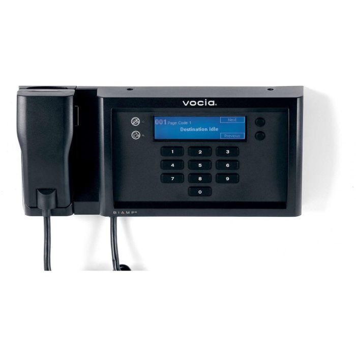 Biamp 10-button wall-mounted call station
