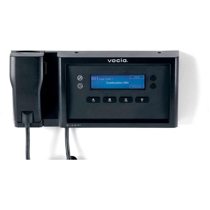 Biamp 4-button wall-mounted call station