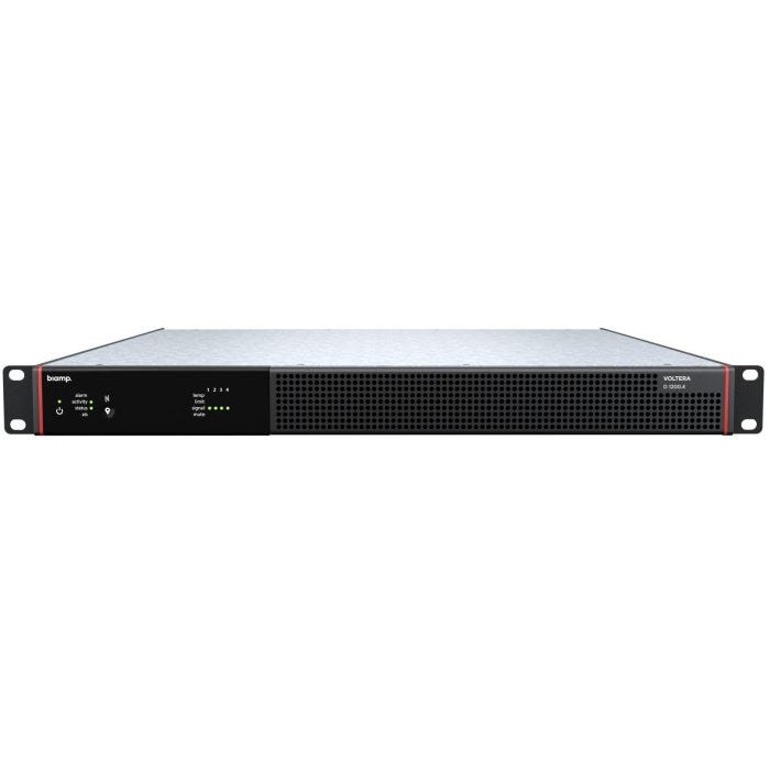 Biamp Voltera D 1200.4 Amplificateur DSP 4ch 1200W total, avec presets pour enceintes Biamp, Dante et AVB