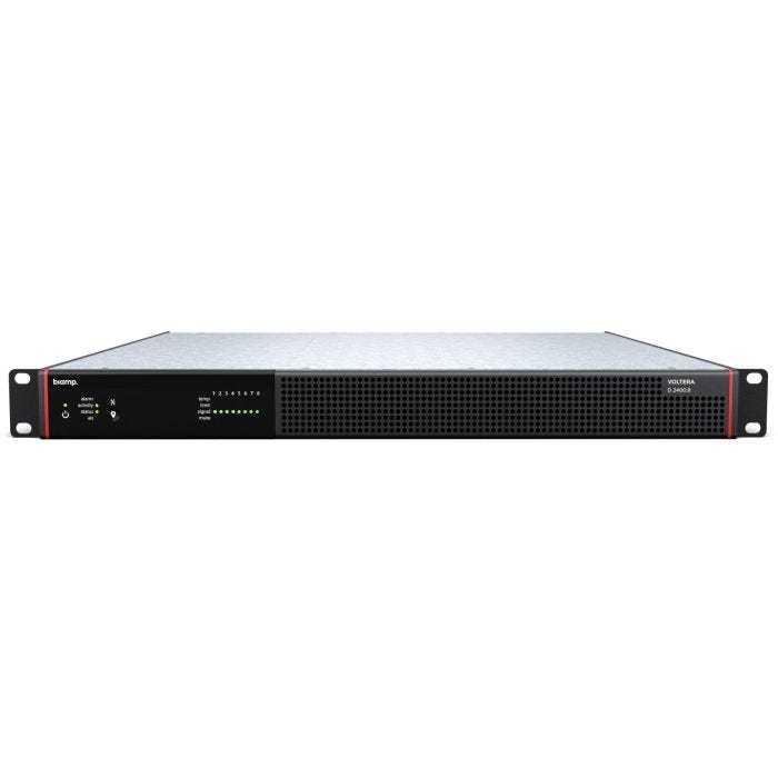 Biamp 8-channel DSP amplifier, 2400W total, AVB/Dante