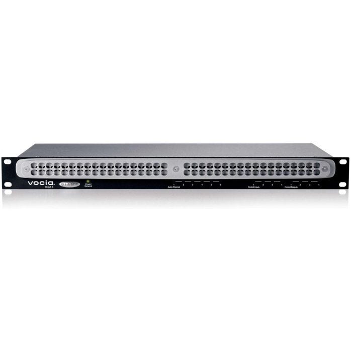Biamp Vocia networked audio input device with 6 channels of BGM or user configurable mic/line audio