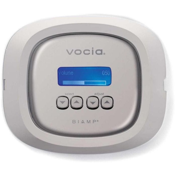 Biamp Vocia Wall-Mounted Networked PoE BGM Control Panel