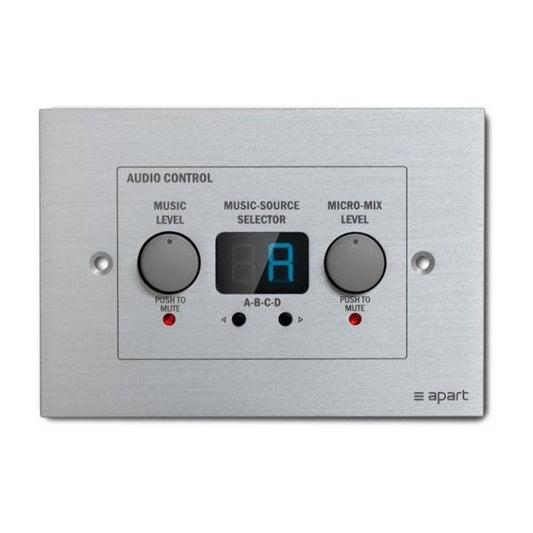 Biamp ZONE4R Contr⌠le de Volume Rotatif (Panneau mural)