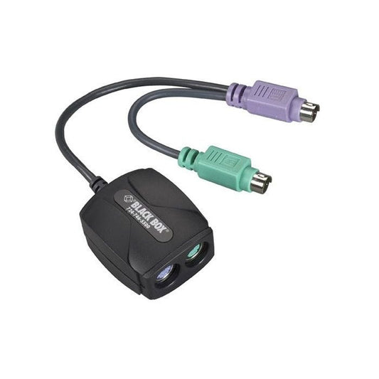 Black Box AC247A Câble PS/2 (2x 6-p Mini-DIN, Noir)