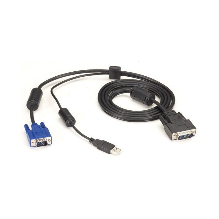 Black Box EHNSECURE2-0006 Câble KVM 1,8 m (Homologation TEMPEST)