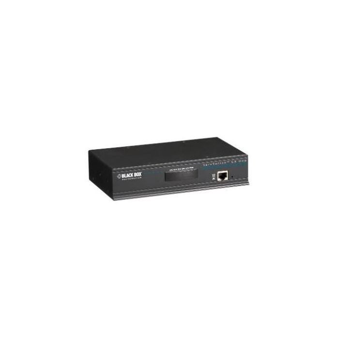 Black Box ServSwitch CX Uno commutateur écran, clavier et souris Grille de montage Noir