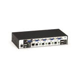 Black Box ServSwitch Wizard commutateur écran, clavier et souris Grille de montage Noir
