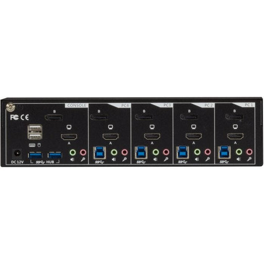 Black Box KV6224DPH commutateur écran, clavier et souris Noir