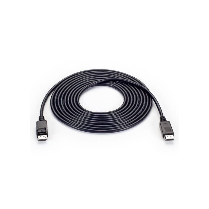 Câble DisplayPort 4K 60 Hz version 1.2, mâle/mâle avec fixations 3m