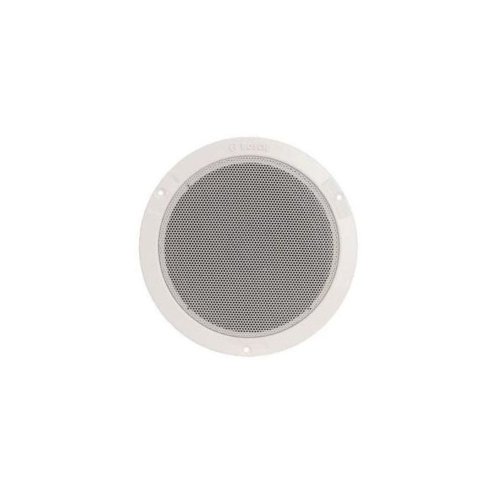 Bosch LBC3087/41 Haut-parleur de plafond 6W en 100V. Grille métallique blanche (RAL9010).