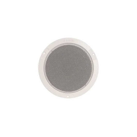 Bosch LBC3087/41 Haut-parleur de plafond 6W en 100V. Grille métallique blanche (RAL9010).