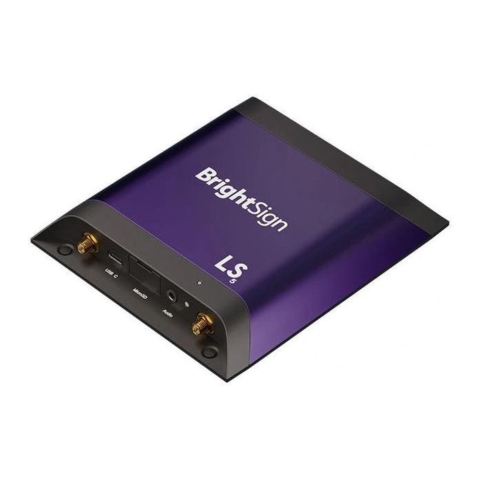 BrightSign LS425 lecteur multimédia Noir, Violet Full HD Wifi