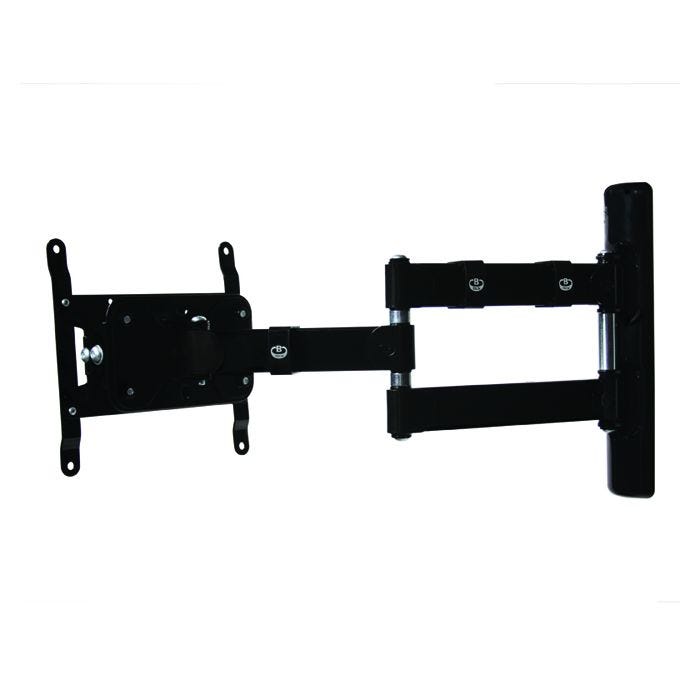 B-Tech BT7515/PB - Support mural articulé double pour écran jusqu'à 47"