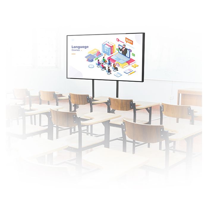 BTECH Momentum Grand Extra-Large Flat Screen Trolley (VESA 1000 x 600) - 1.5m 50mm Poles