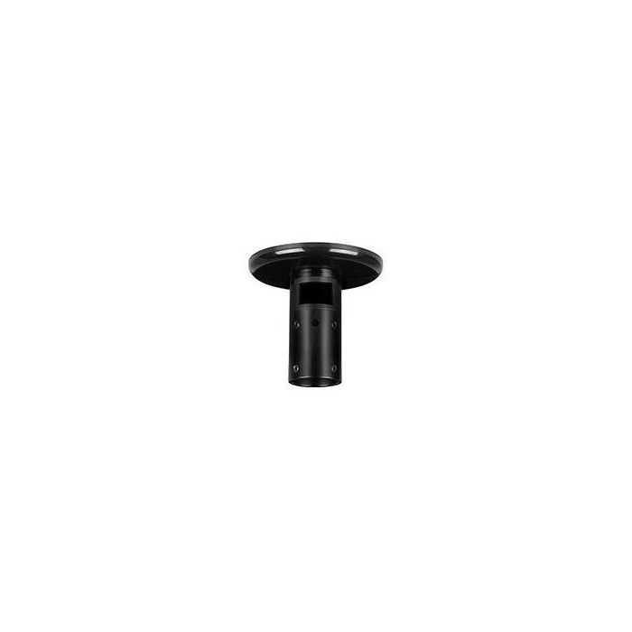 B-Tech BT7822-B Support Plafond-Plancher pour Mât de 50mm, Capacité de Charge 140kg, Noir