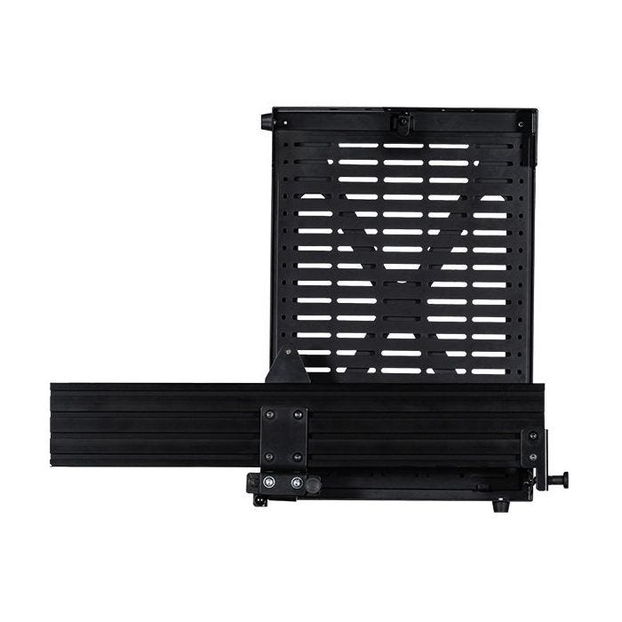 Flip-Down AV Storage Tray