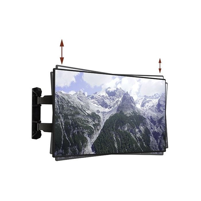 Ultra-slim Double Arm Flat Screen Wall M
