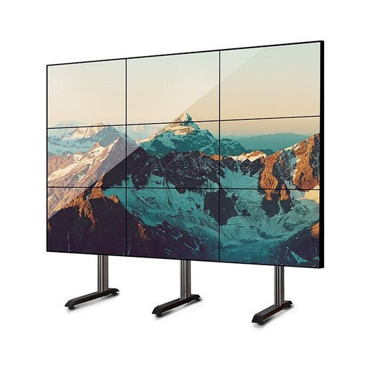 B-Tech SYSTEM X BT8370-3x3/BS 3x3 Système de montage universel autoportant pour murs d'images avec micro-ajustement pour écrans 46-60"