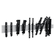 B-Tech SYSTEM X Horizontal Mount Bar 1m Silver