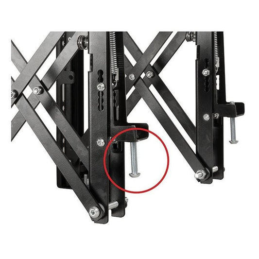 B-Tech SYSTEM X BT8390-VESA400MAP/B V2 Bras d'interface pour écran plat escamotable VESA 400 avec micro-ajustement pour BT8390 (paire)