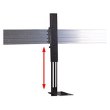 B-Tech SYSTEM X BT8416/BB Support mural pour écran double VC avec étagère pour webcam pour écrans 46-65 pouces