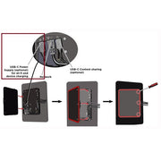Biamp Optional power supply accessory for Apprimo Touch 10 UCX T supporting 65W USB C device charging or Wi Fi connections  100V to 240V