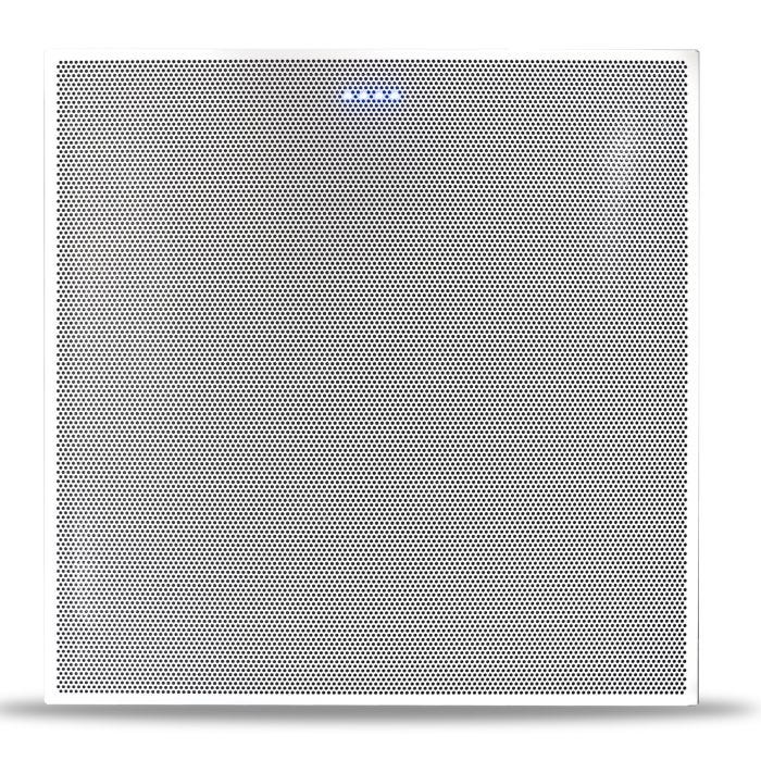 Biamp 600 mm ceiling tile microphone array with Dante and 4 x 15 watt PoE amplifier