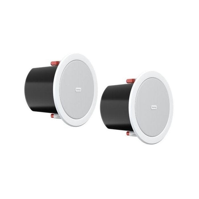 Biamp CM10TB paire d'enceintes avec backcan 5.5'', 10W en 100V, blanc