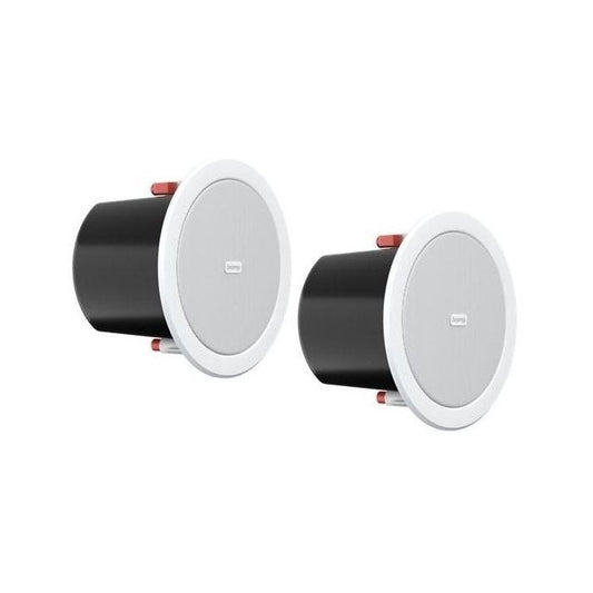 Biamp CM10TB paire d'enceintes avec backcan 5.5'', 10W en 100V, blanc