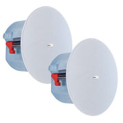 Biamp Pair of Round 4.5in 2-Way Loudspeakers 30W/100V