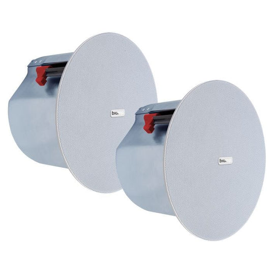 Biamp Desono CM60DTD Paire d'enceintes avec backcan, 2 voies 6,5'' 60W en 100V, grille magnétique à bord fin