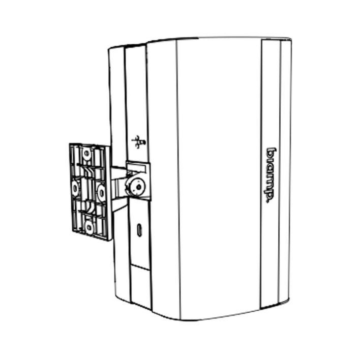 Biamp Large ClickMount Pan-Tilt Bracket - White
