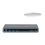 Biamp Devio SCR-20CX-WH Ensemble Hub de conférence Devio SCR-20 avec micro de plafond plat, blanc