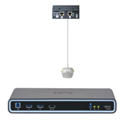 Biamp Conferencing hub and microphone; includes Devio SCR25 hub and one DCM1 pendant microphone White (quantity 111)