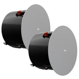 Biamp Desono DX-IC10-W Paire d'enceintes avec backcan, 10''+ compression 200W en 100V, grille magnétique à bord fin