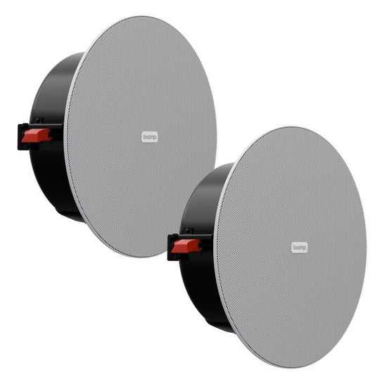 Biamp 4.5in Pair of Low Profile Coaxial Loudspeakers - White