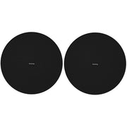 Biamp 6.5in Pair of 2-Way High Efficiency Coaxial Ceiling Loudspeakers - Black