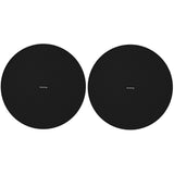 Biamp Desono DX-IC6-B Paire d'enceintes avec backcan, 6,5''+compression 60W en 100V, grille magnétique noire à bord fin