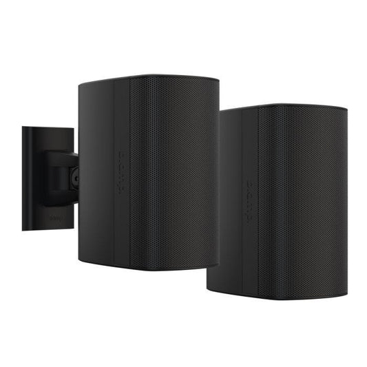 Biamp Desono DX-S5-B Paire d'enceintes coaxiales deux voies avec supports ClickMount, finition noire