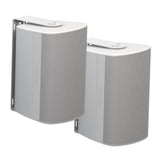 Biamp Desono DX-S5-UB-W Paire d'enceintes coaxiales deux voies avec supports en U, finition blanche