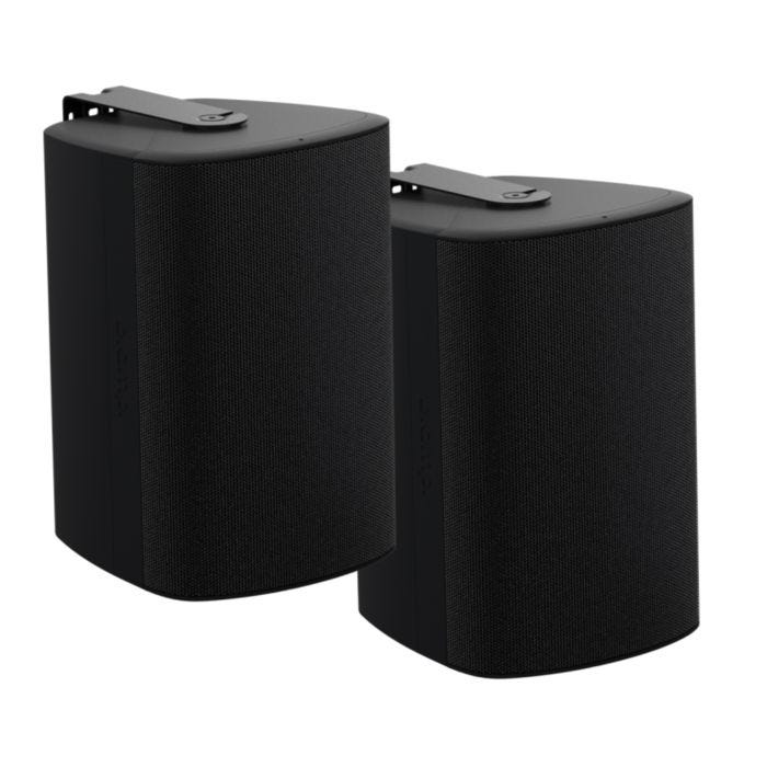 Biamp Desono DX-S8-UB-B Paire d'enceintes coaxiales 8" (support en U), noires