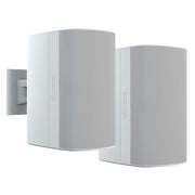 Biamp Pair of 8in 2-Way High Output Coaxial Loudspeaker With Surface Mount White