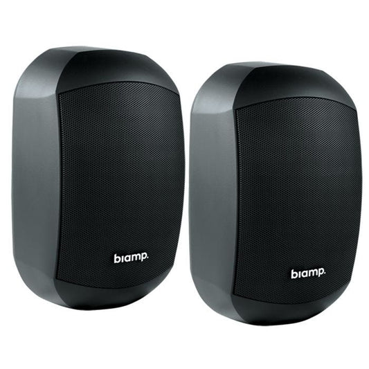 Biamp Desono MASK4CT-BL Paire d'enceintes 2 voies 100V (Installation ClickMount rapide)